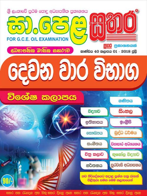 Sa Pela Sathara Grade Nd Term Test Special Volume July